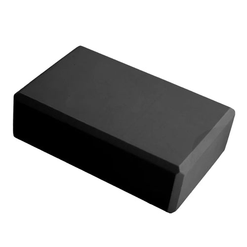 Black rectangular block on a white background